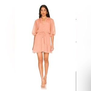 Minkpink puffy sleeve dress . NWT . Size medium.